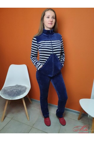 Женский велюровый костюм Роксана 265